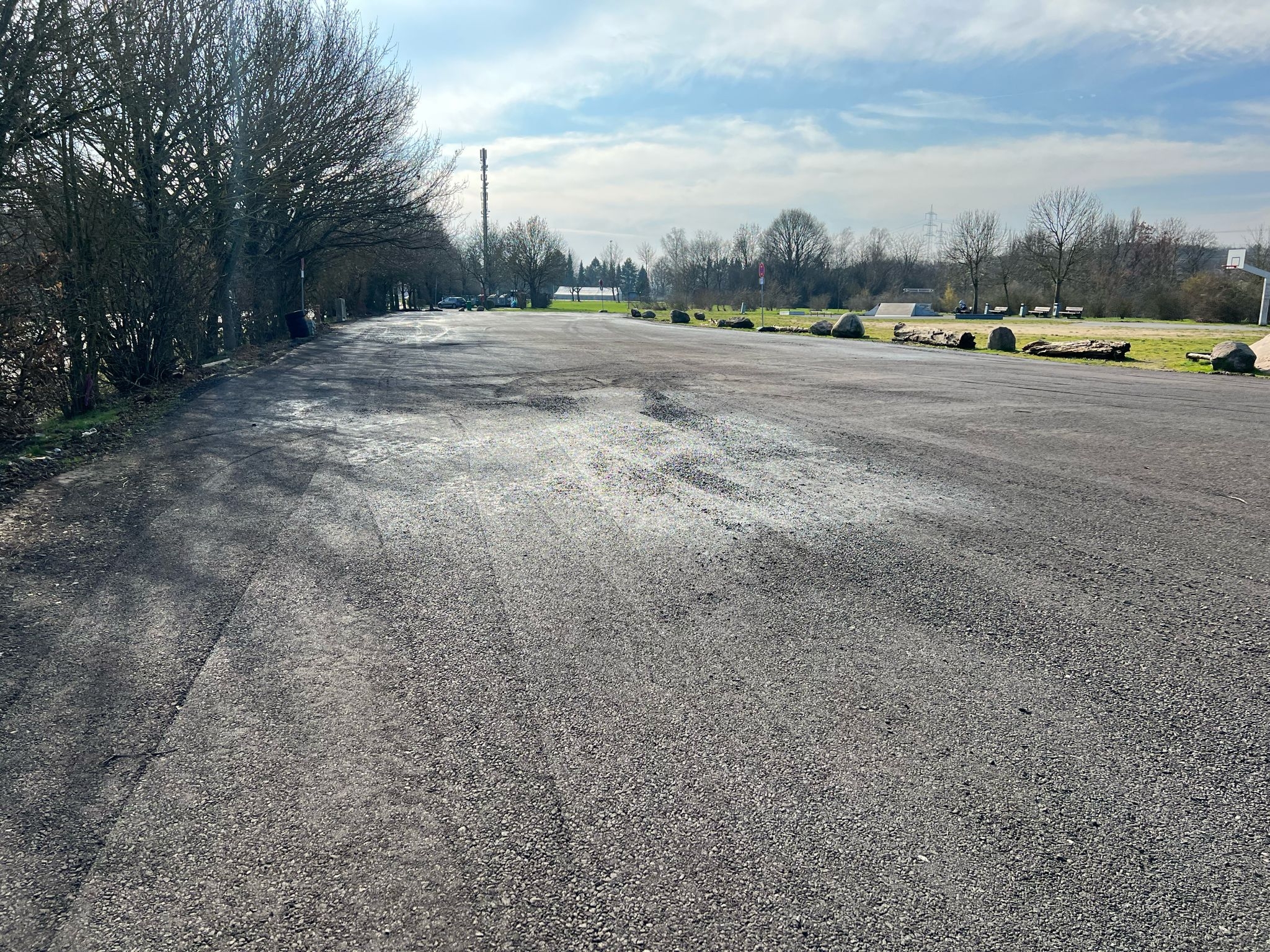 Der Sanierte Festplatz im Stadtteil Bremthal