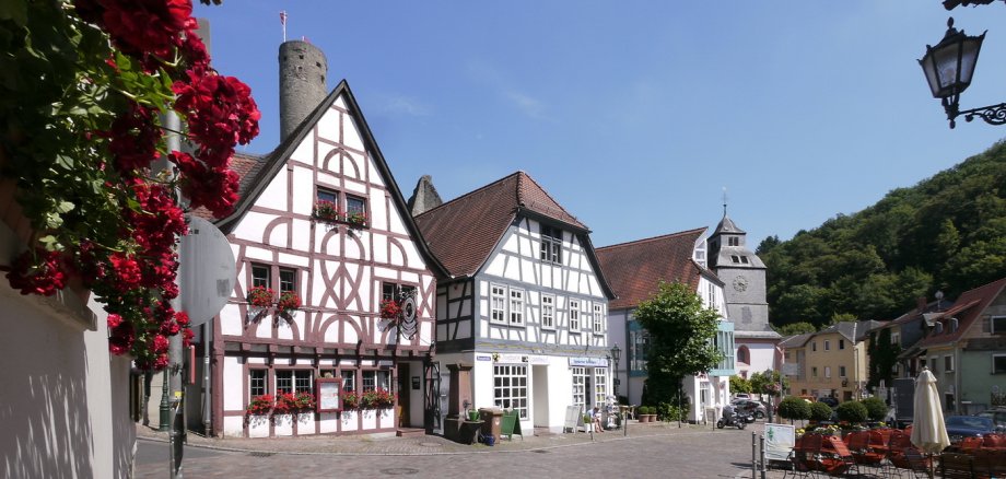 Eppsteiner Altstadt, Fachwerkhäuser auf dem Gottfriedplatz