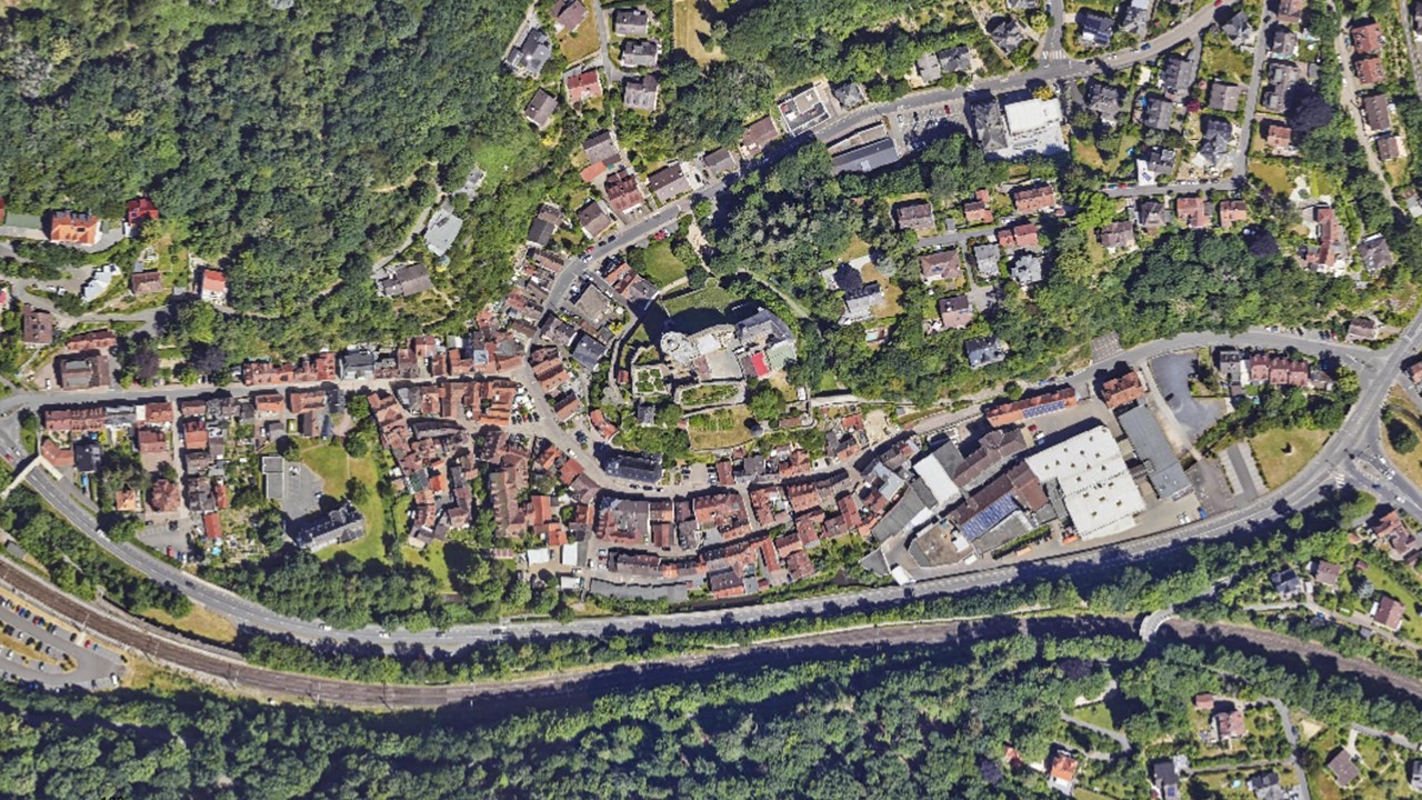 Luftaufnahme Eppsteiner Altstadt