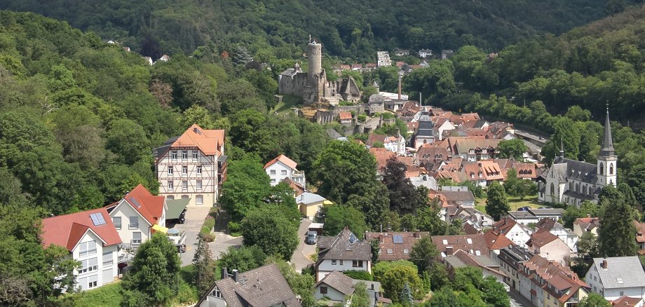 Luftaufnahme Altstadt Eppstein