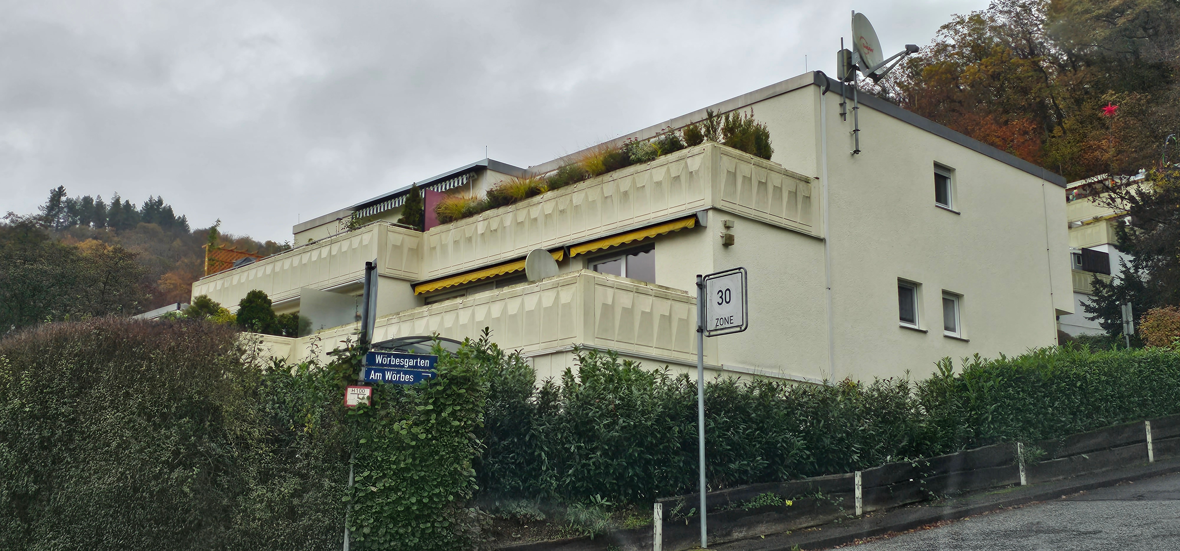 Außenansicht des Wohnegebäudes