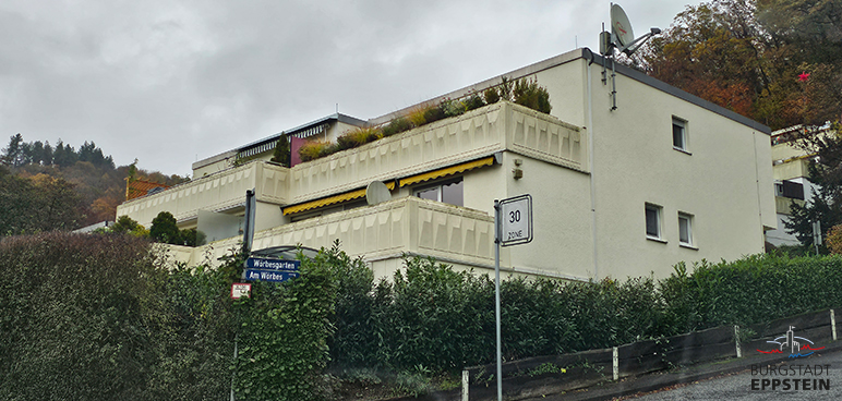Außenansicht Wohnung Wörbesgarten
